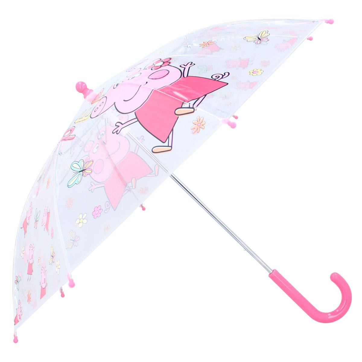 Peppa Pig Schirm Ø 71 cm – Bunter Regenschirm für Kinder mit Peppa Pig Muster