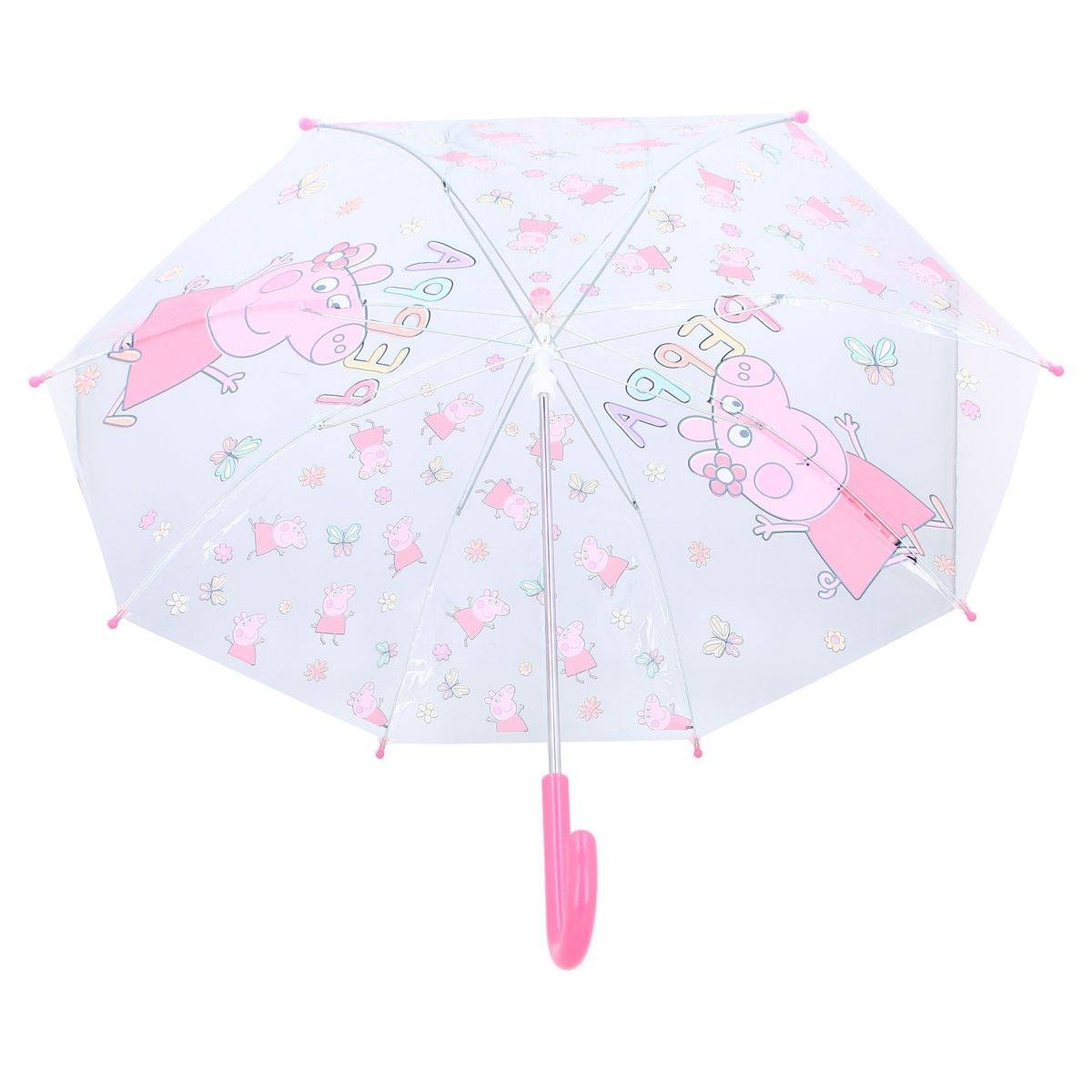 Peppa Pig Schirm Ø 71 cm – Bunter Regenschirm für Kinder mit Peppa Pig Muster