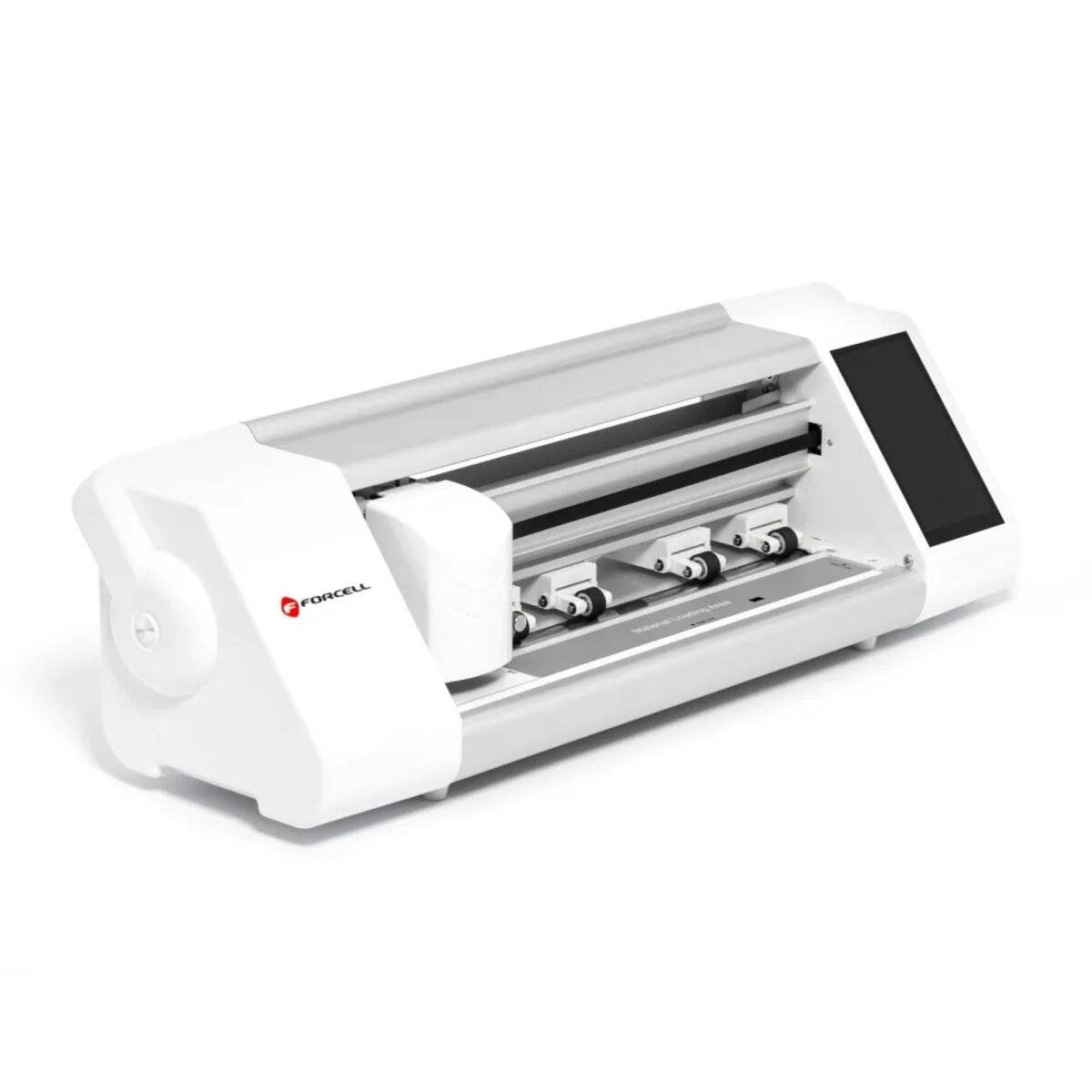 Intelligente Schneidemaschine mit Positionierungstool - Folienplotter in Weiß