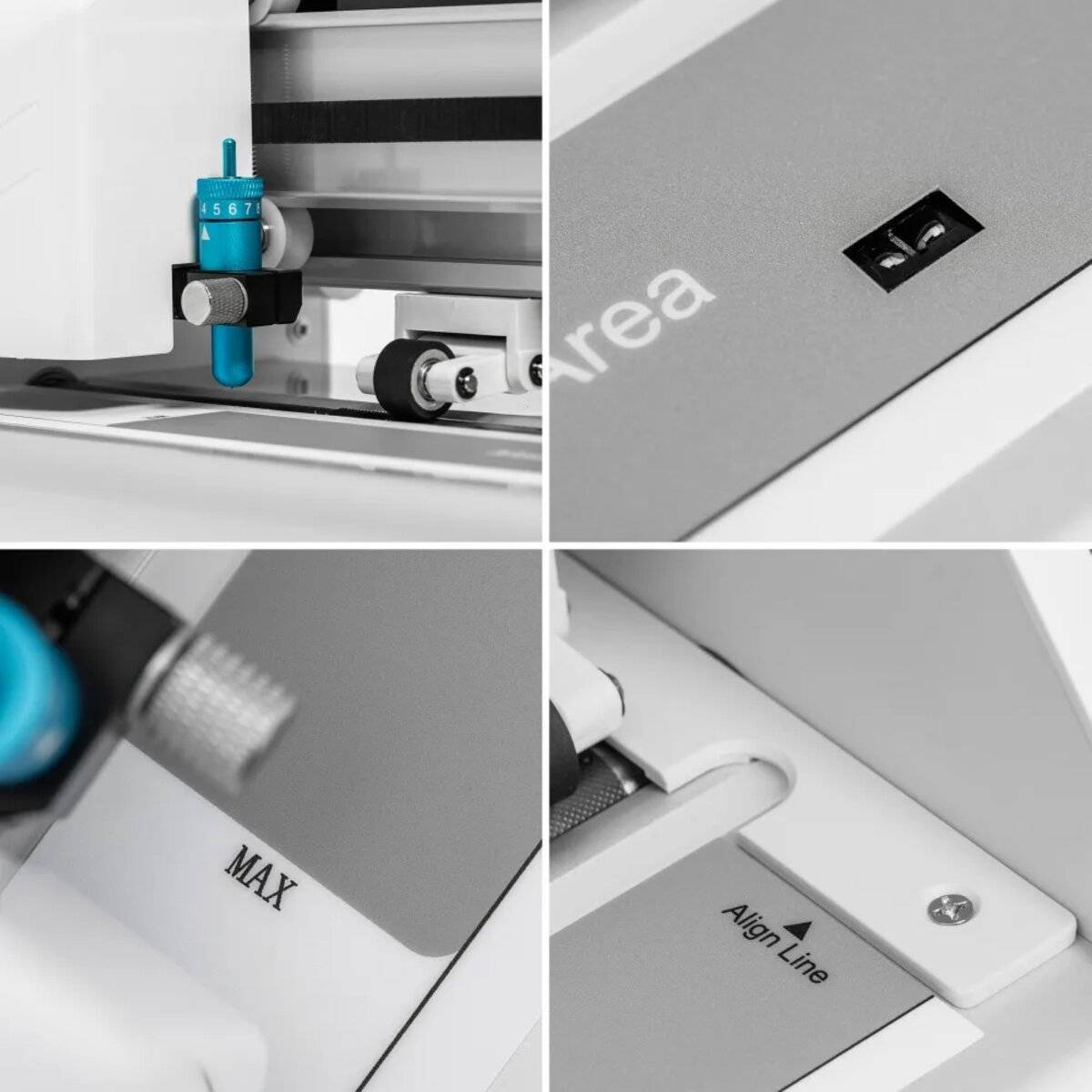 Intelligente Schneidemaschine mit Positionierungstool - Folienplotter in Weiß