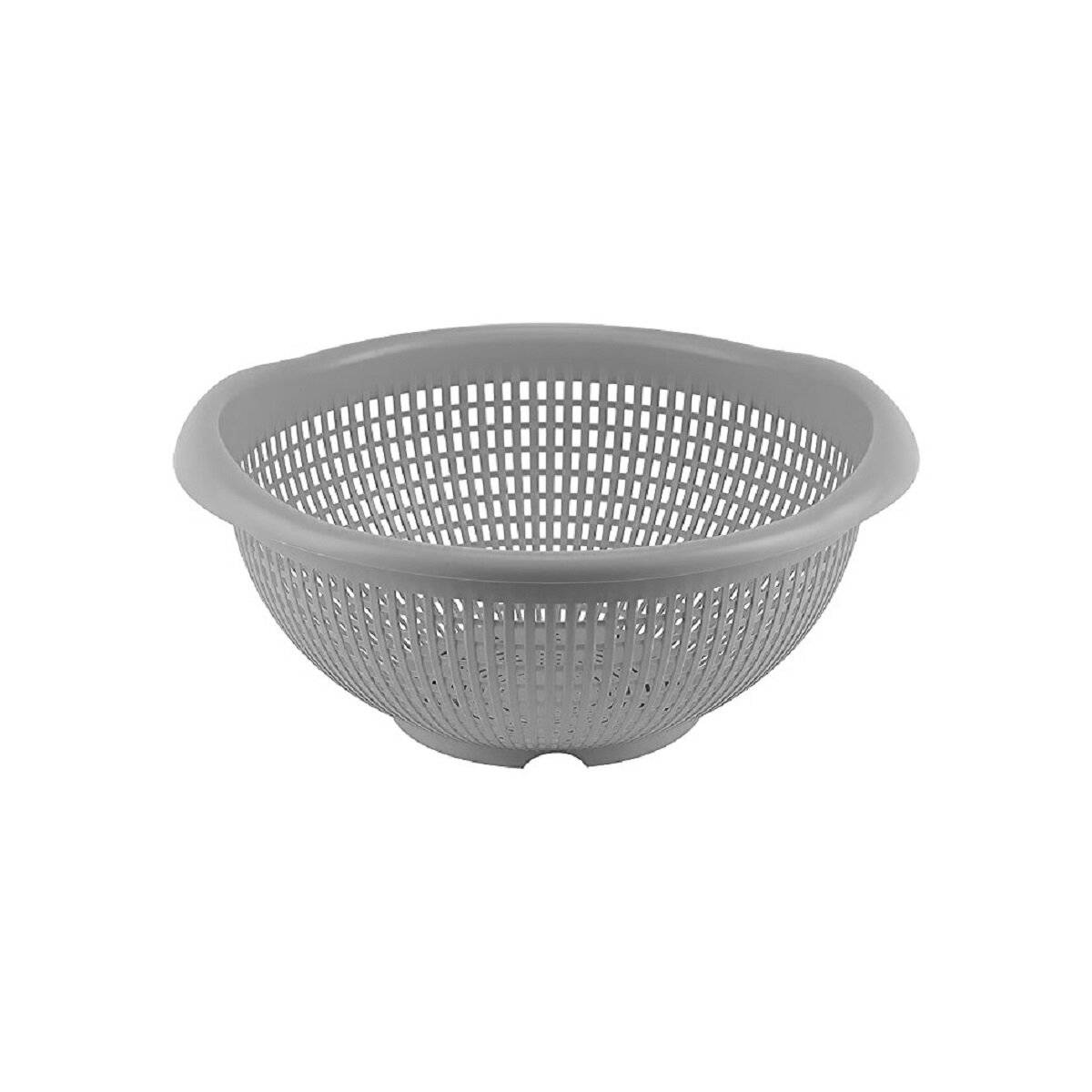 XL Küchensieb – Praktisch und robust für die tägliche Nutzung Grau