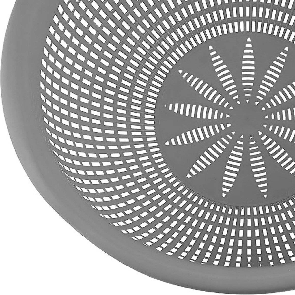 XL Küchensieb – Praktisch und robust für die tägliche Nutzung Grau