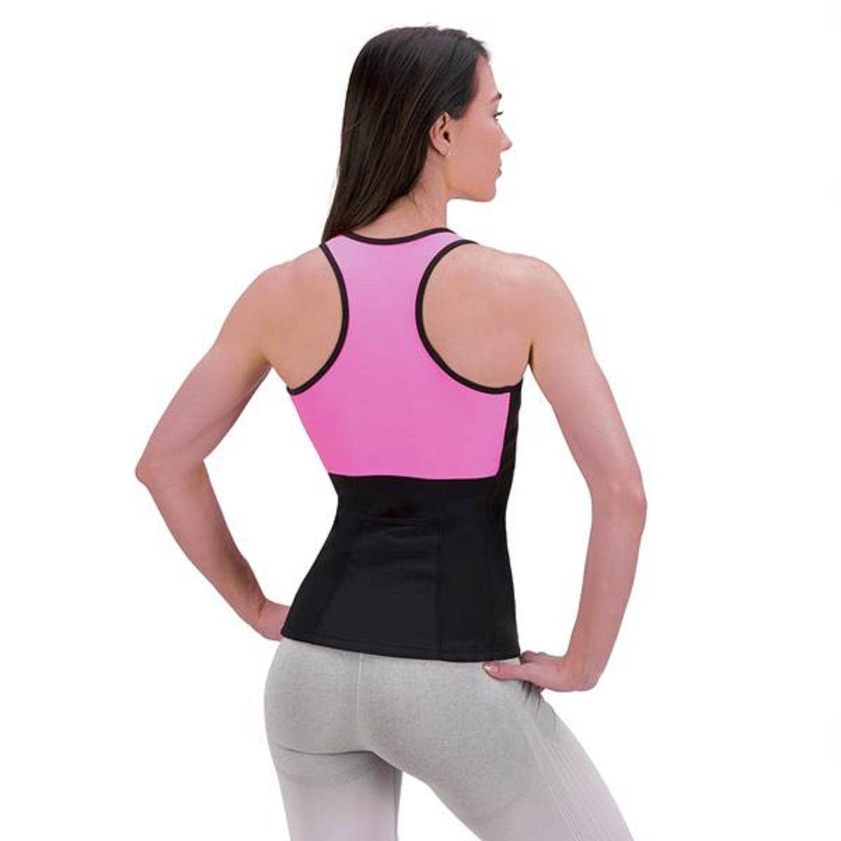 Neopren Trainingsshirt – Figurformendes Shirt zur Fettverbrennung & Schweißförderung L