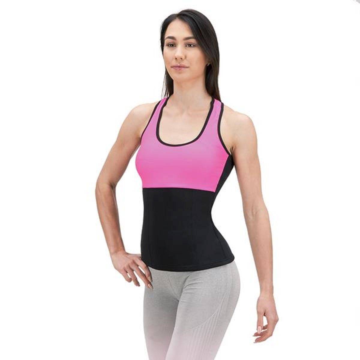 Neopren Trainingsshirt – Figurformendes Shirt zur Fettverbrennung & Schweißförderung S