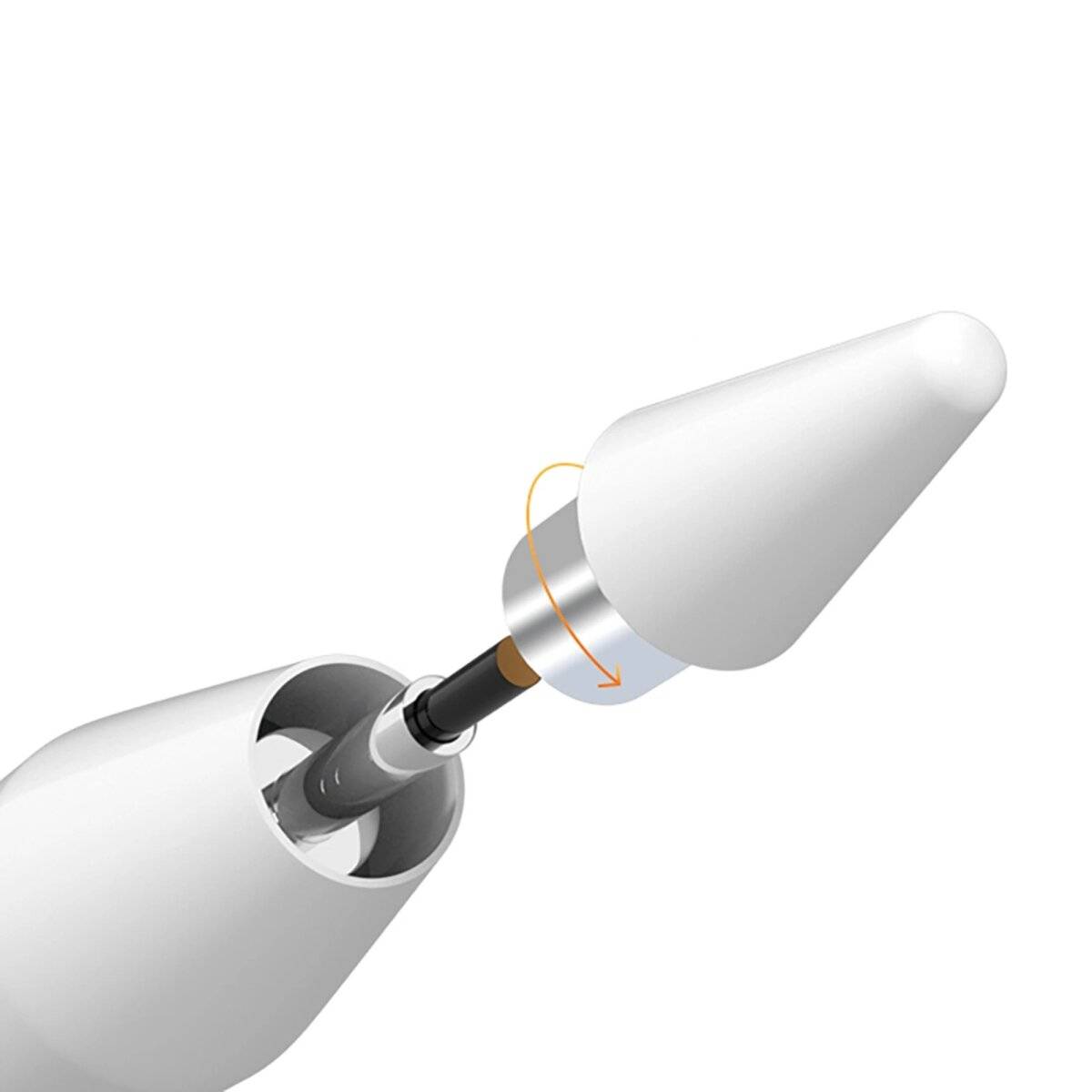 Universeller aktiver Eingabestift in Weiß - kompatibel mit Android und IOS