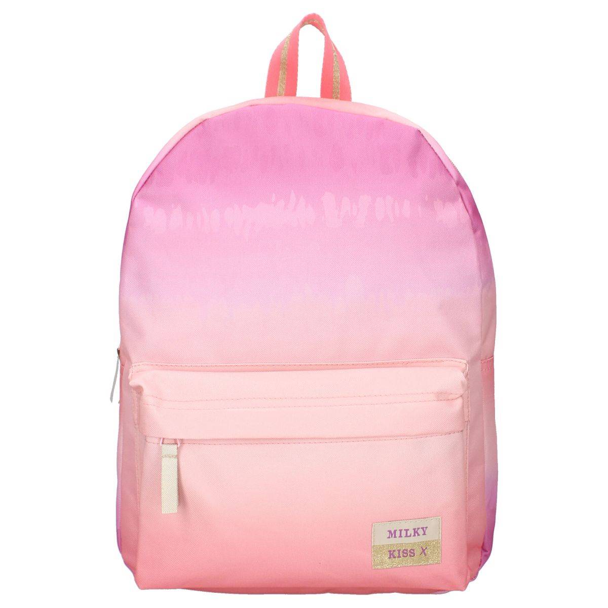 Milky Kiss Bold Style Rucksack – Auffälliger Rucksack in Rosa Degrade Schultasche