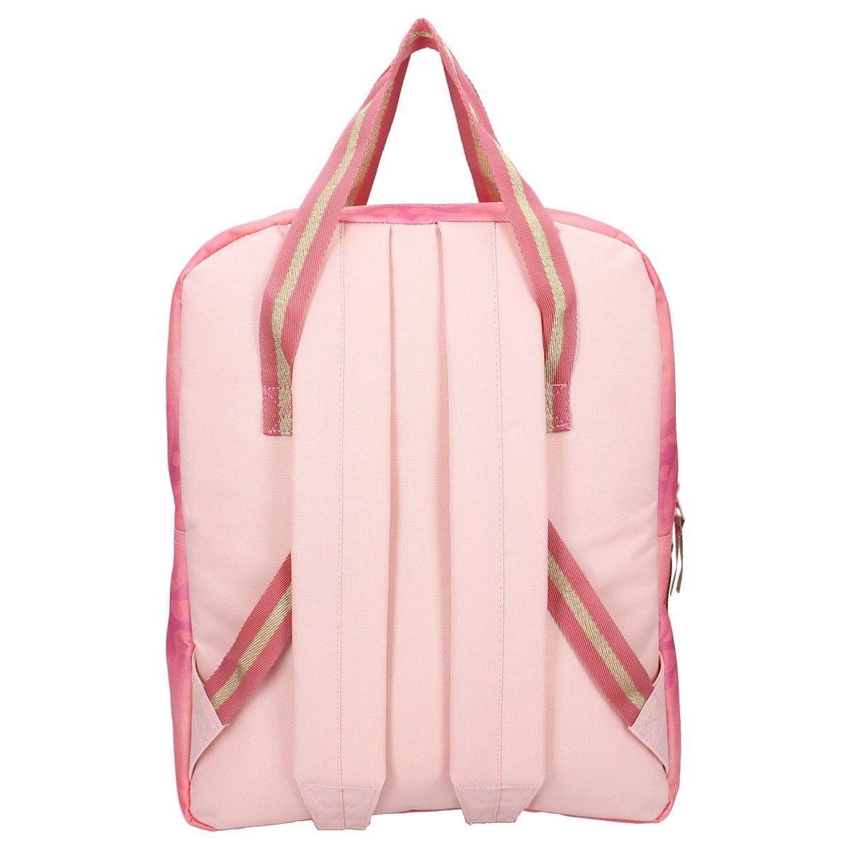 Milky Kiss Love and Laughter Rucksack – Trendige Tasche in Rosa Schultasche