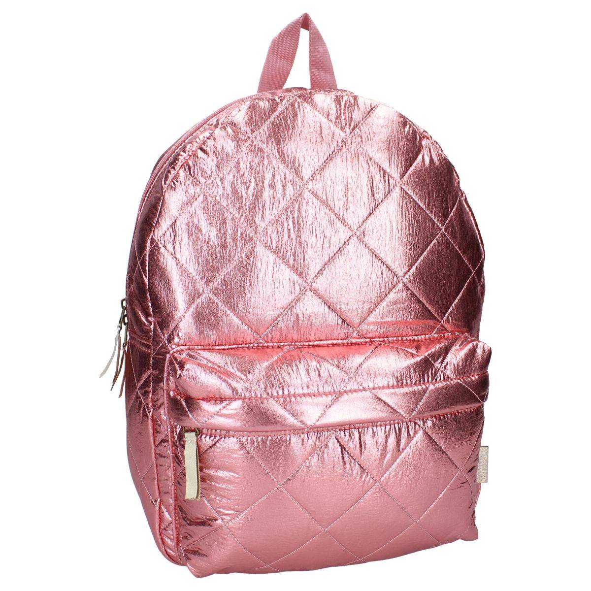 Milky Kiss Rucksack Lush Life – Pinkfarbener Metallic-Look Schule und Ausflüge Bag
