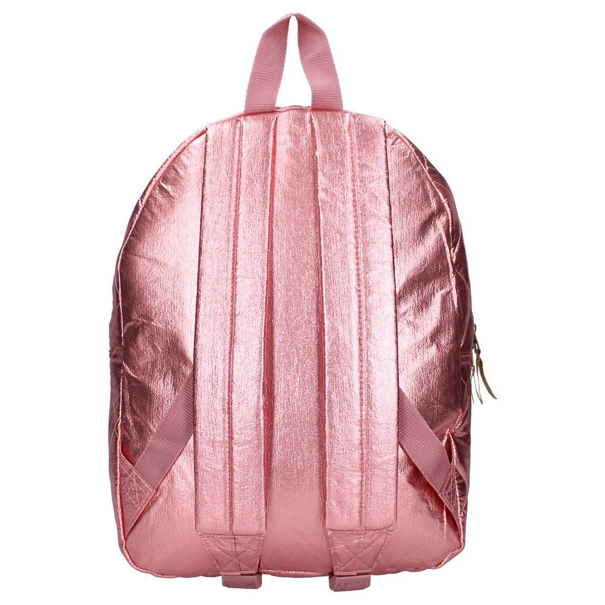 Milky Kiss Rucksack Lush Life – Pinkfarbener Metallic-Look Schule und Ausflüge Bag