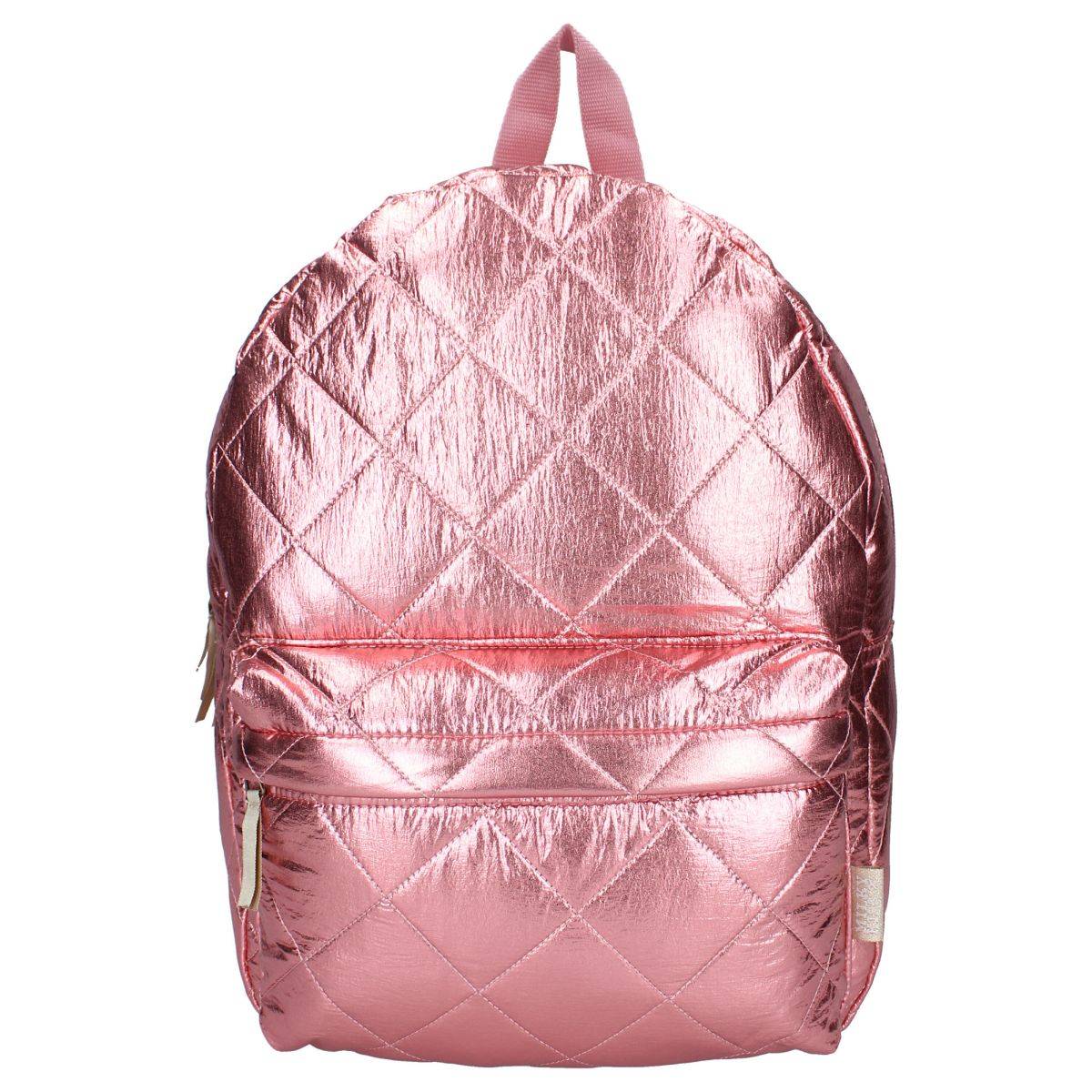 Milky Kiss Rucksack Lush Life – Pinkfarbener Metallic-Look Schule und Ausflüge Bag