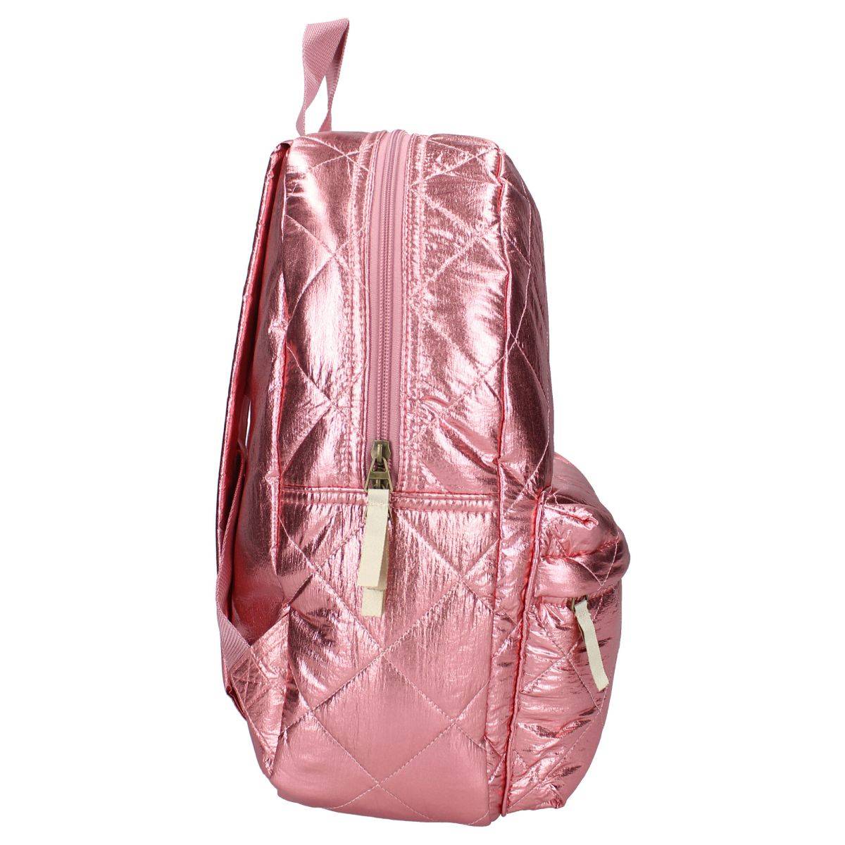 Milky Kiss Rucksack Lush Life – Pinkfarbener Metallic-Look Schule und Ausflüge Bag