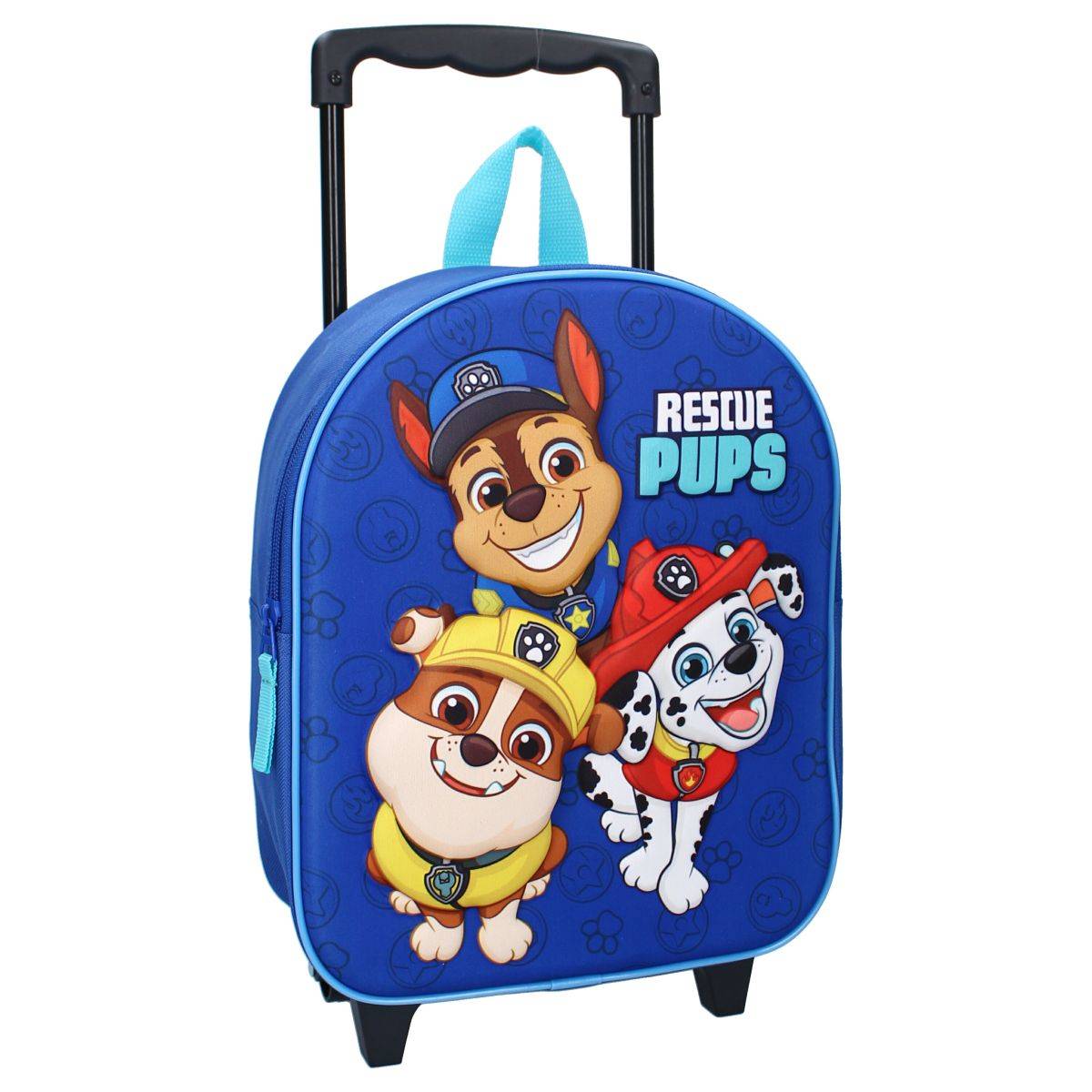 Paw Patrol 3D-Trolley-Rucksack – Mit ausziehbarem Griff und verstellbaren Schultergurten