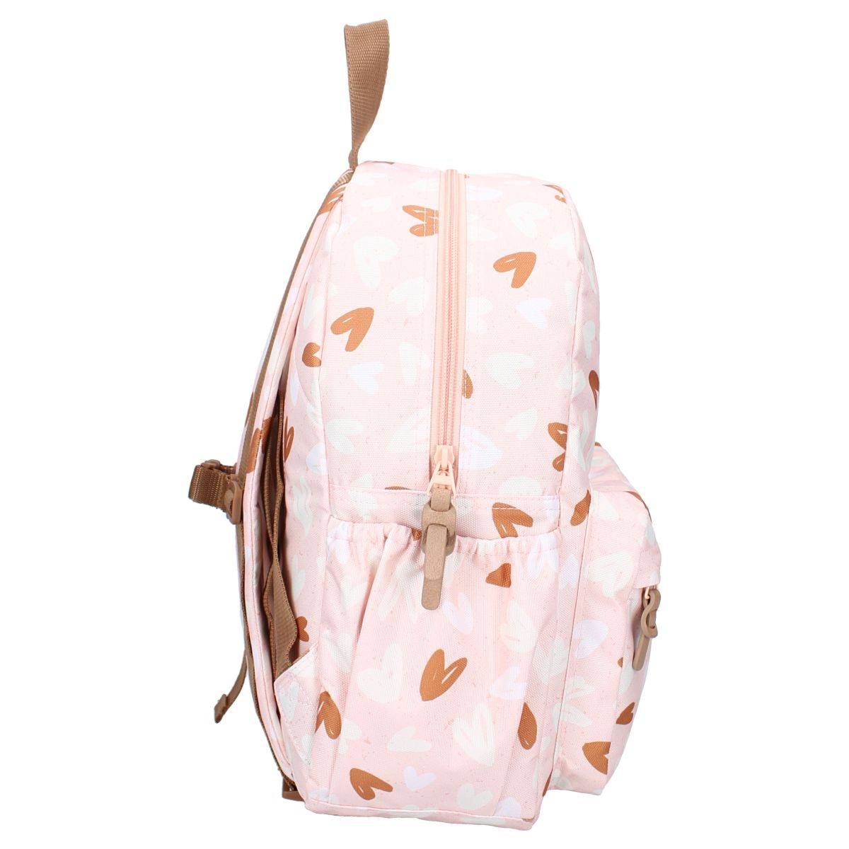 Kidzroom Rucksack – Niedlicher Kinder Rucksack mit Herz-Print für Schule und Freizeit