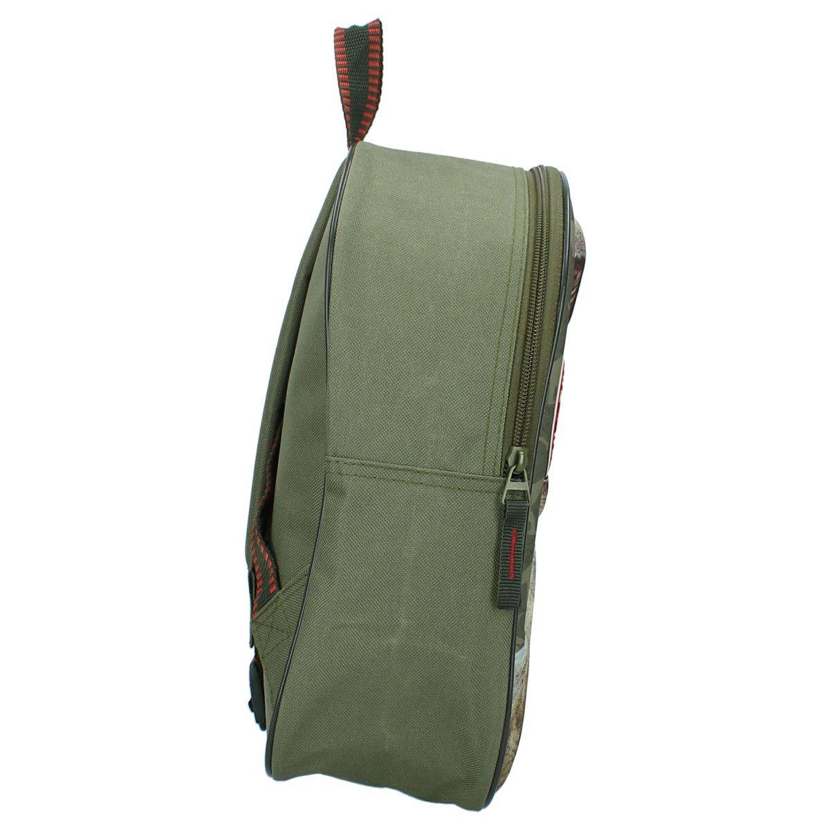 Jurassic World 3D Rucksack – Grüner Dino Rucksack für Schule & Freizeit