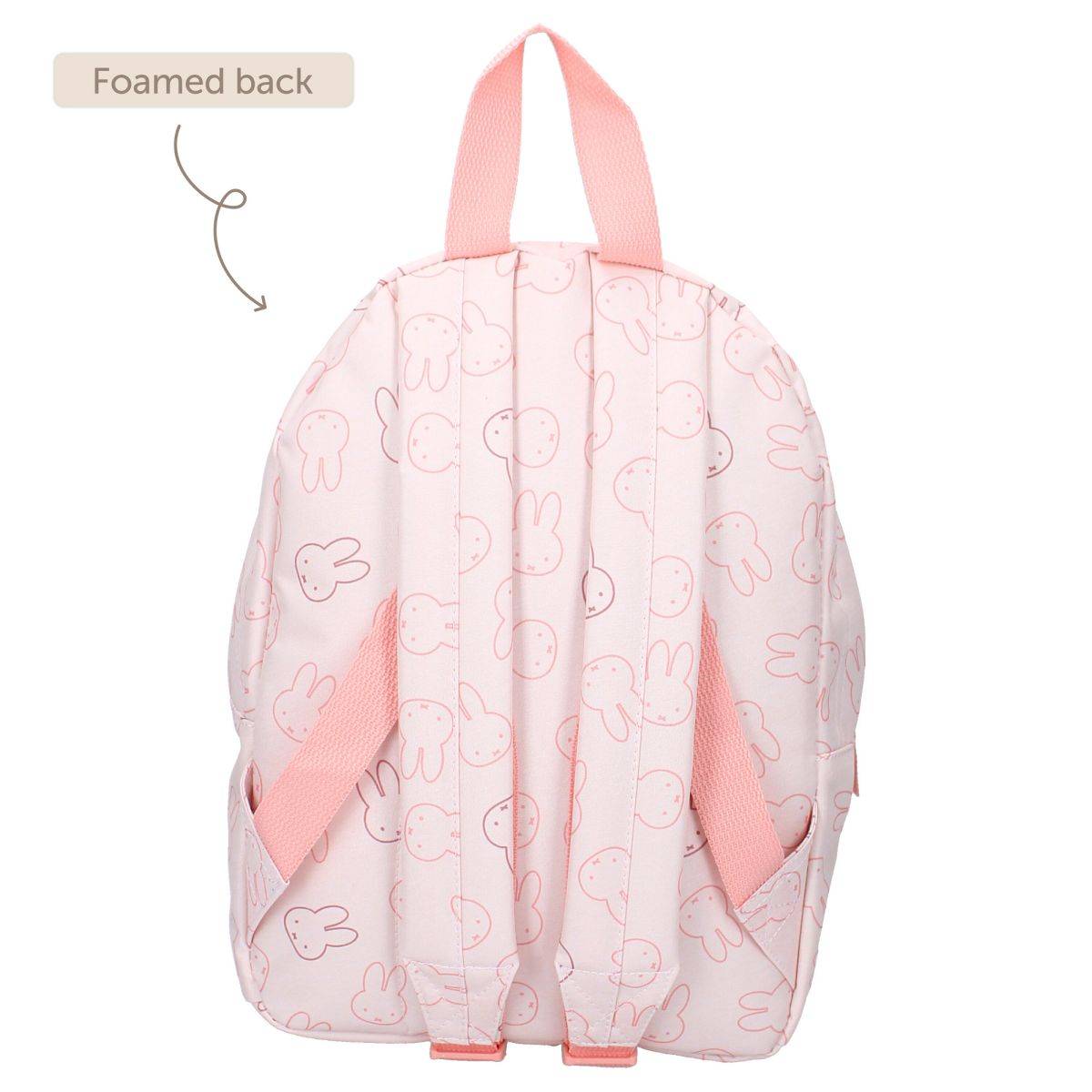 Miffy Rucksack – „Full Of Fun“ Kinder Rucksack mit verstellbaren Schultergurten 31 x 22 x 9 cm