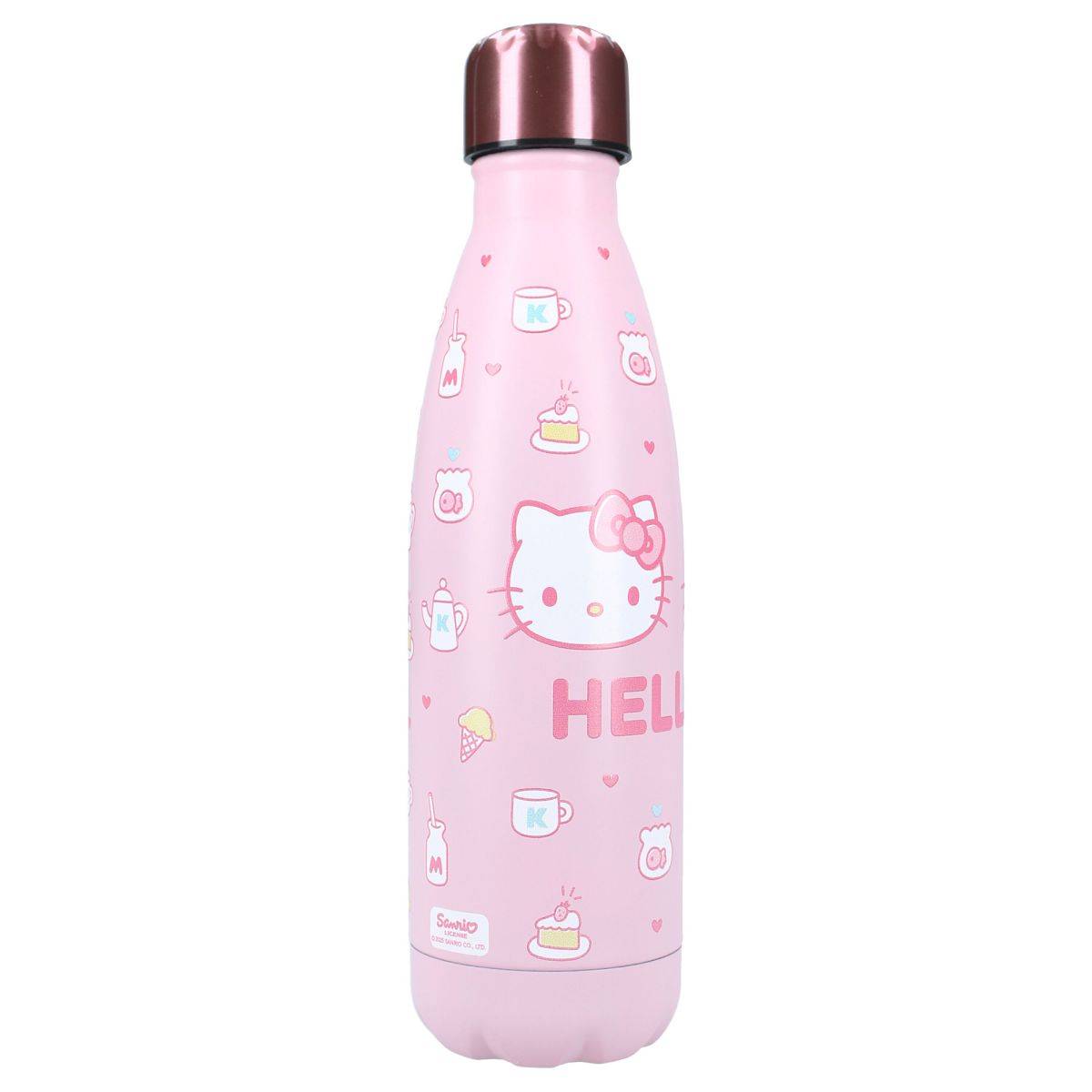 Hello Kitty 700ml Edelstahl Trinkflasche – Auslaufsichere Wasserflasche für Schule & Freizeit