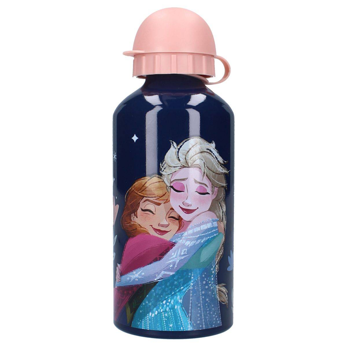 Disney Frozen II 500 ml Wasserflasche – Kinderflasche mit Griff & Strohhalm