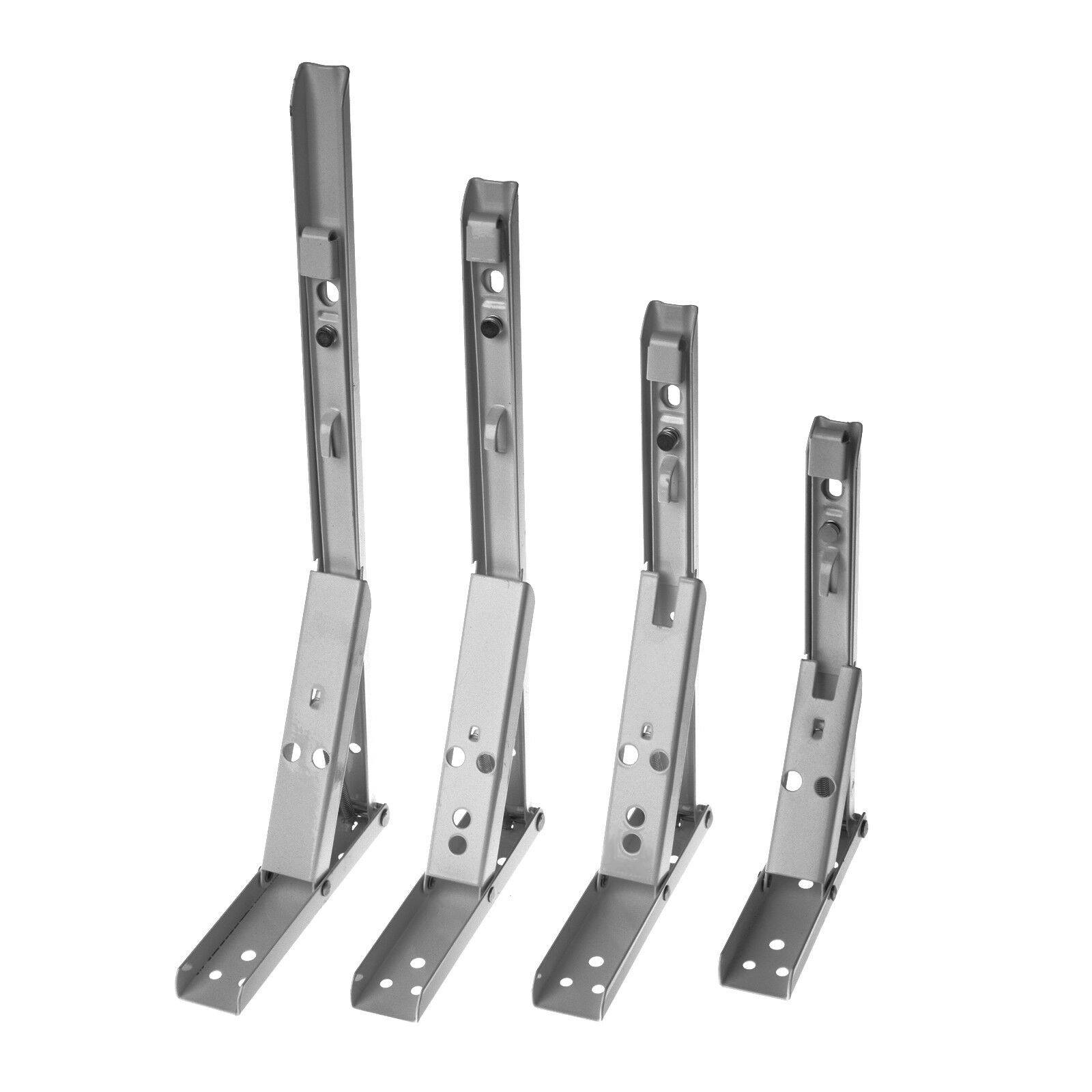 Edelstahl Regalträger klappbar Regalhalter Regalwinkel Stahl Regal Halter Edelstahl / gebürstet 10 Zoll (245mm)