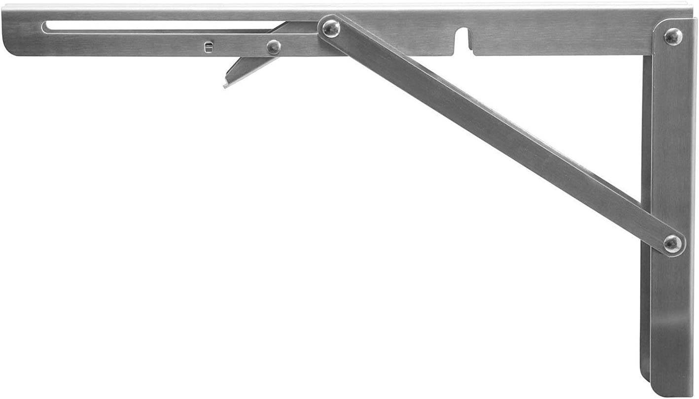 Edelstahl Schwerlast 120kg Regalhalter Regalträger klappbar Regalwinkel Halter 300mm