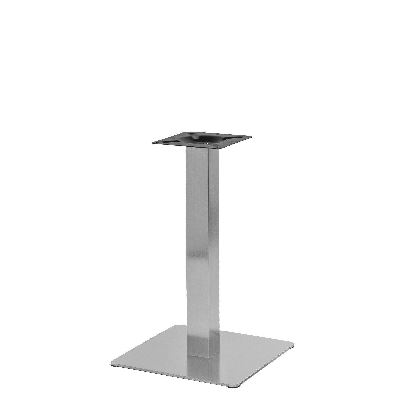 Edelstahl Tischgestell Modell "Q" Küchentisch Beistelltisch Esstisch Stehtisch 71cm