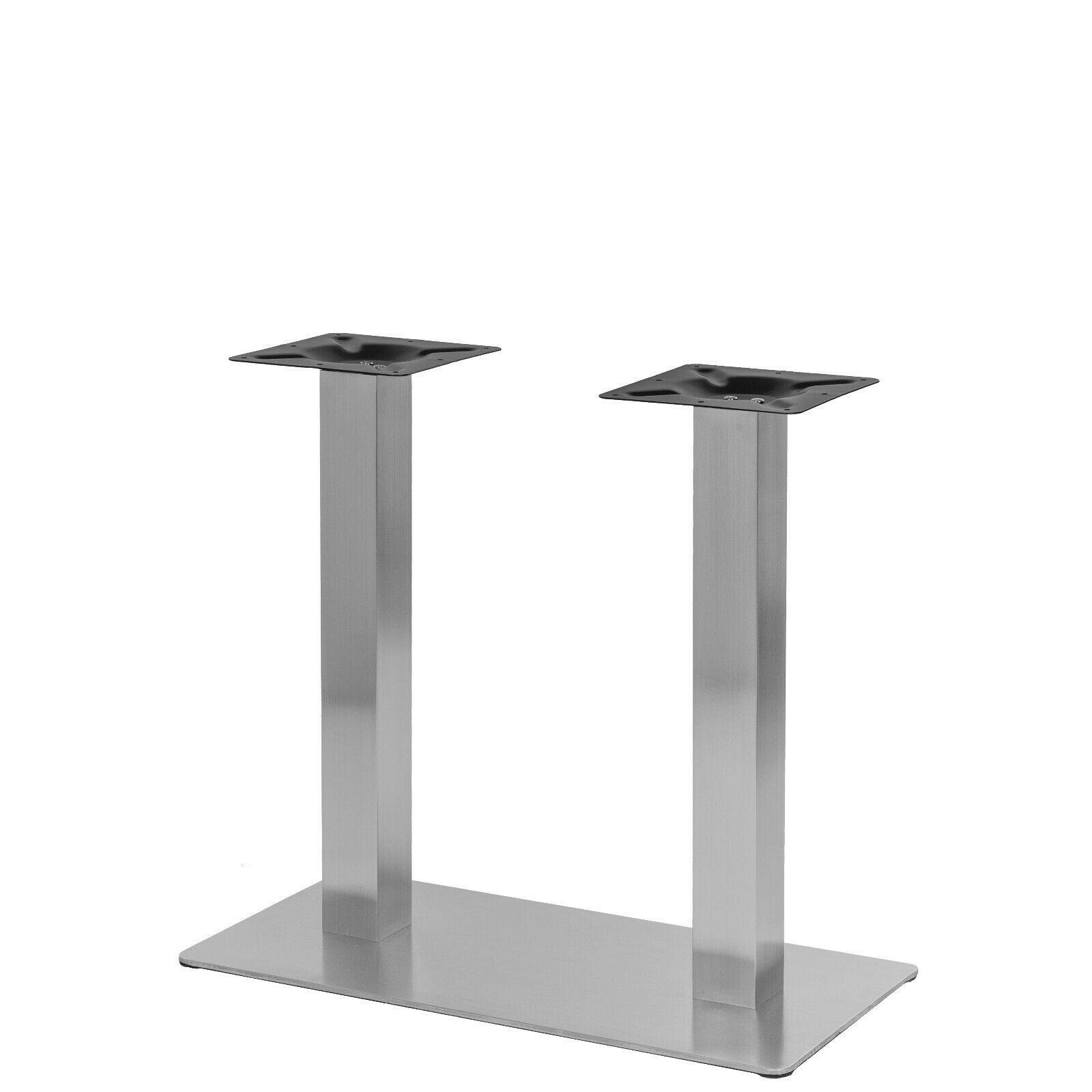 Edelstahl Tischgestell Modell "Q" Küchentisch Couchtisch Esstisch Stehtisch 71cm