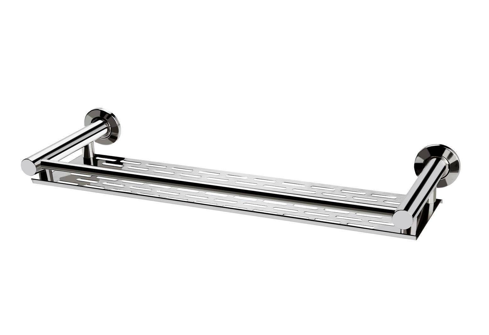 Edelstahl Wandregal Küchenregal Badregal Regal Edelstahlregal Regalhalter Bad Edelstahl Chrom 70cm