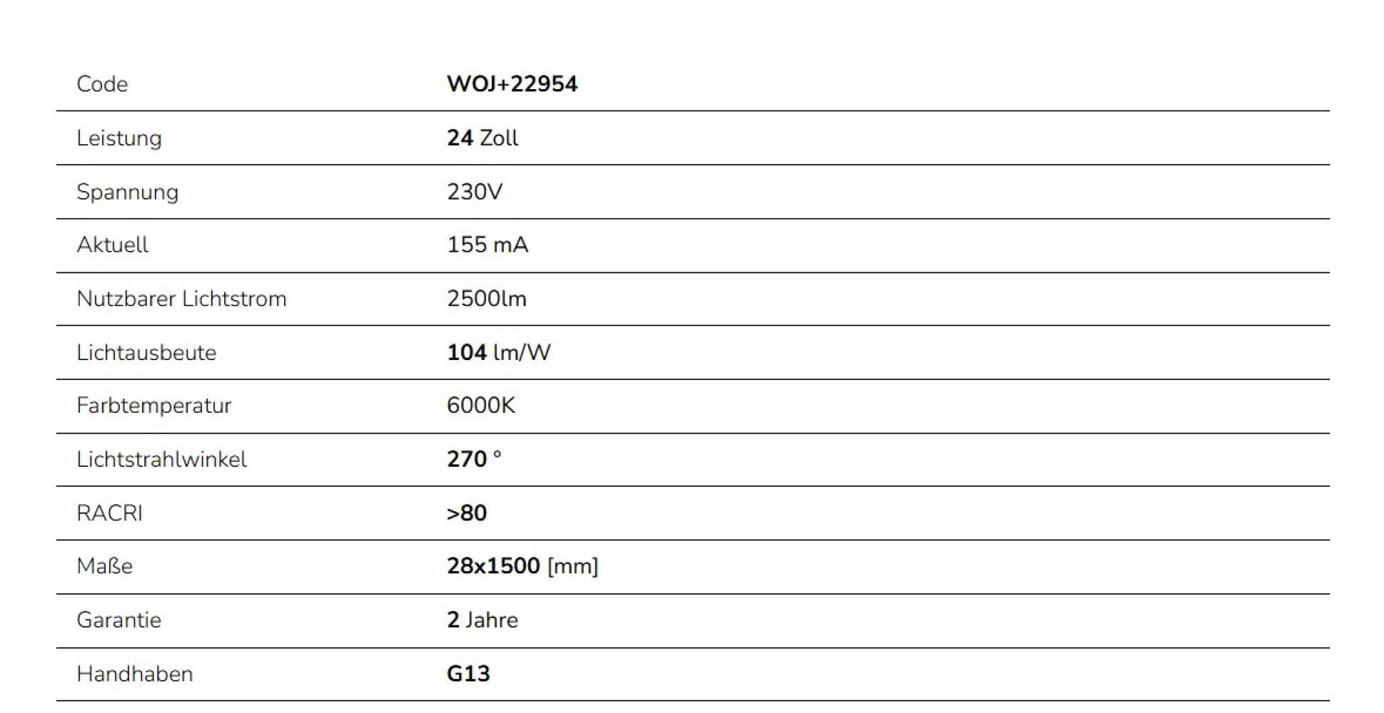 25er Pack Spectrum LED 150cm Röhre G13 NANO-KUNSTSTOFF T8 Leuchtstoffröhre 22W 2265lm Kaltweiß 6000K