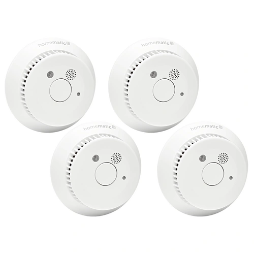 HOMEMATIC IP 156587A0, Rauchwarnmelder, Q-Label, 4 Stück HOMEMATIC IP 156587A0, Rauchwarnmelder, Q-Label, 4 Stück
