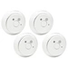 HOMEMATIC IP 156587A0, Rauchwarnmelder, Q-Label, 4 Stück HOMEMATIC IP 156587A0, Rauchwarnmelder, Q-Label, 4 Stück