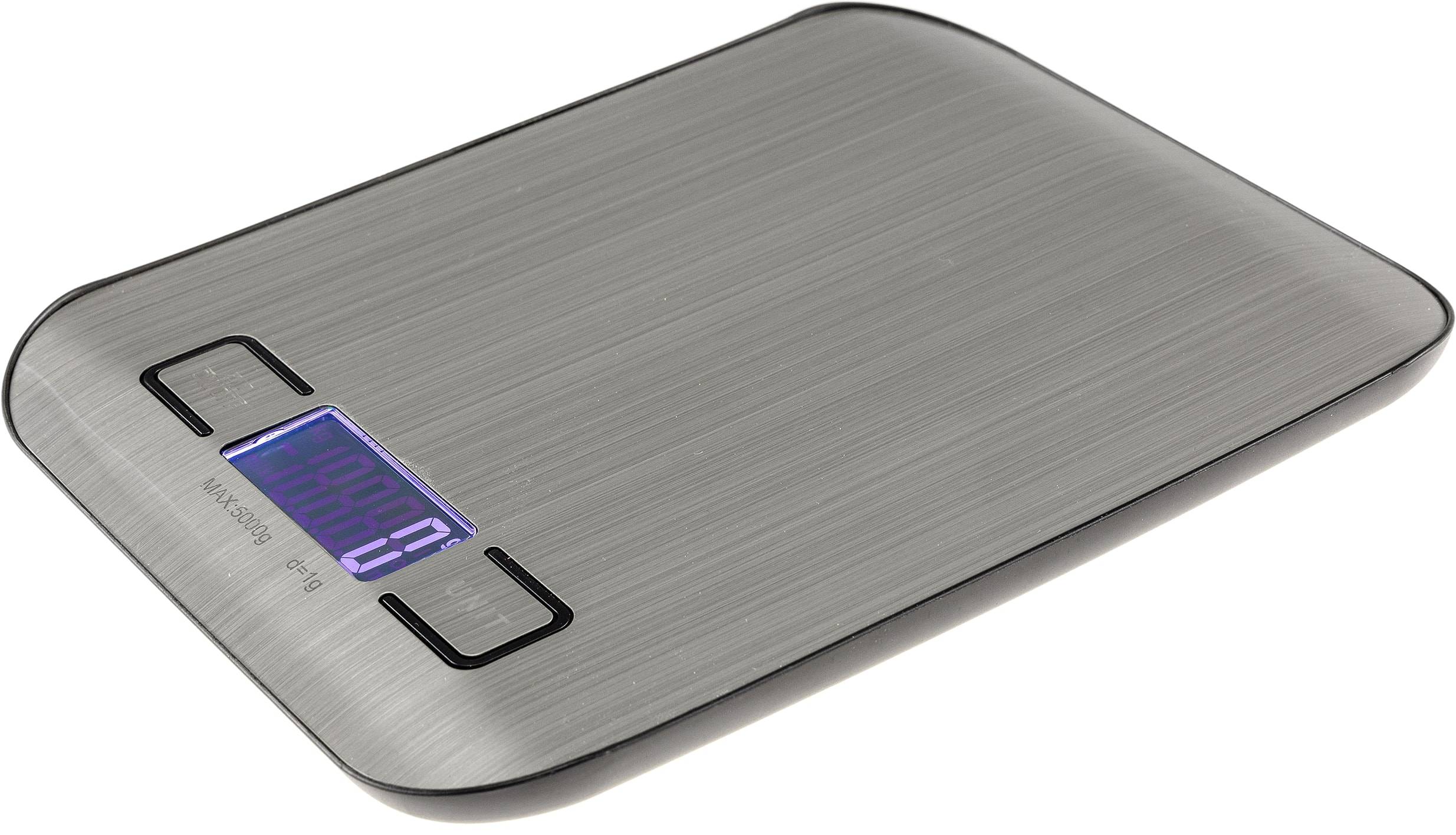 CHILITEC Digitale Küchenwaage CT KW-5, 0...5000 g, 180x140x20 mm, silber