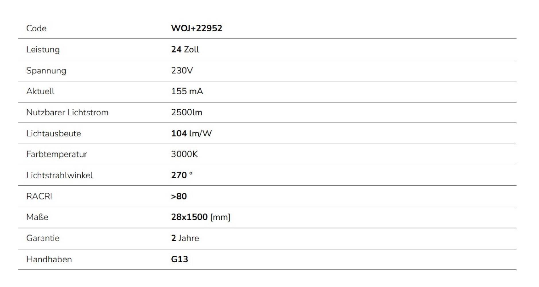 25er Pack Spectrum LED 150cm Röhre G13 NANO-KUNSTSTOFF T8 Leuchtstoffröhre 22W 2265lm Warmweiß 3000K