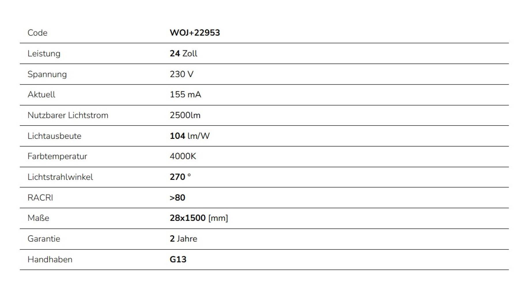 25er Pack Spectrum LED 150cm Röhre G13 NANO-KUNSTSTOFF T8 Leuchtstoffröhre 22W 2265lm Neutralweiß 4000K