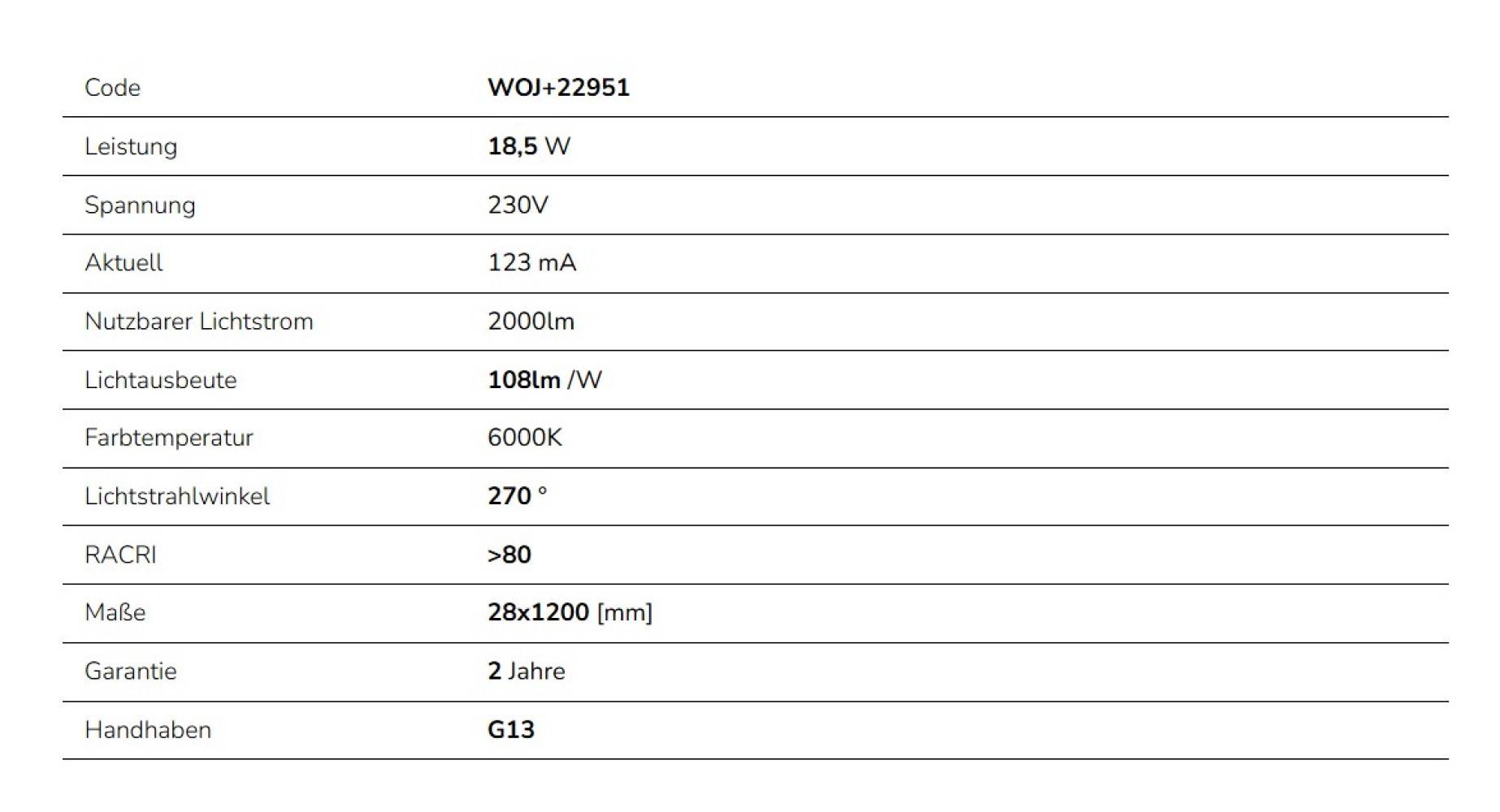 25er Pack Spectrum LED 120cm Röhre G13 NANO-KUNSTSTOFF T8 Leuchtstoffröhre 18,5W 1880lm Kaltweiß 6000K