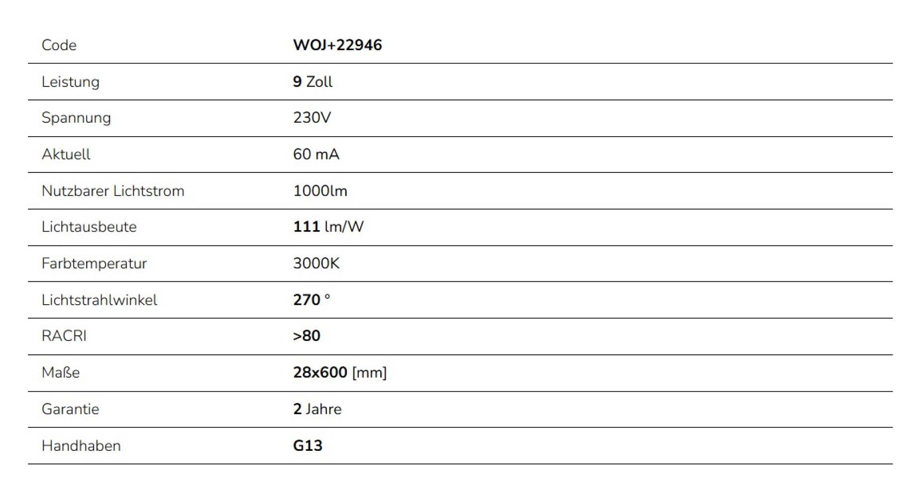 25er Pack Spectrum LED 60cm Röhre G13 NANO-KUNSTSTOFF T8 Leuchtstoffröhre 9W 820lm Warmweiß 3000K