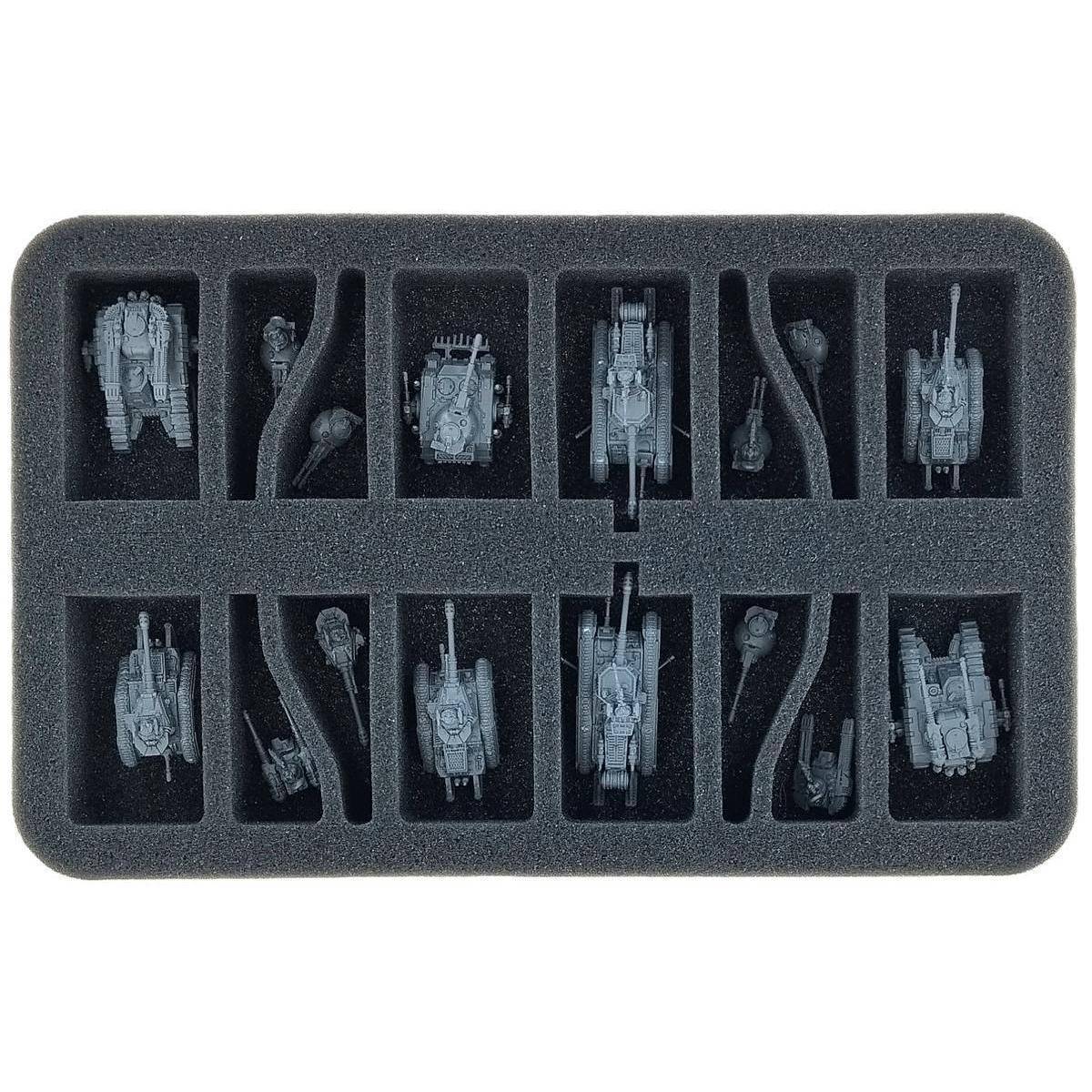 HS035A068 - HS035A068 Half-Size Schaumstoffeinlage für Legions Imperialis - 16 Fächer