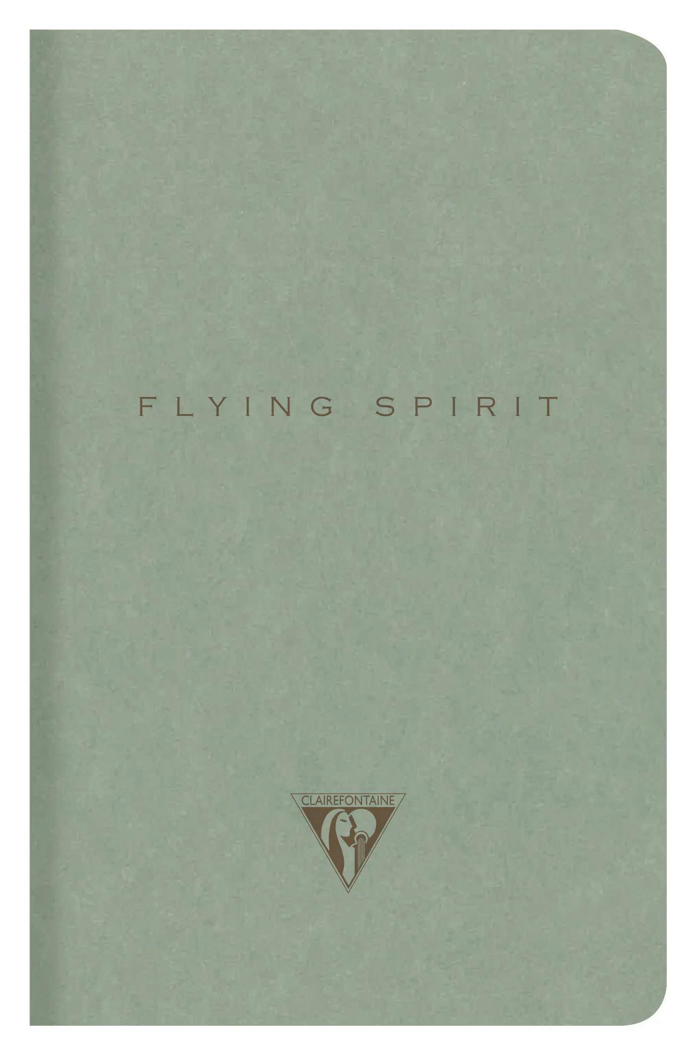 Clairefontaine 5x Notizbuch geheftet 11x17cm, 48 Bl liniert 90g, Schwarz 107506C