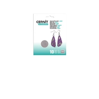 Cernit 10x Packung mit 10 Metallfolien, silber, 1x12x15 cm - Silber CE922C Cernit 10x Packung mit 10 Metallfolien, silber, 1x12x15 cm - Silber CE922C