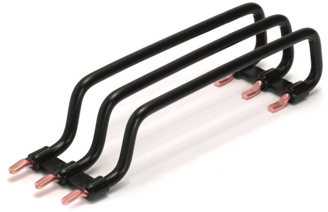 FTG Reihenverbinder 3ph 10qmm sw RV3125 Verdrahtungsleitung 3-fach 125mm Install.Baumaterial