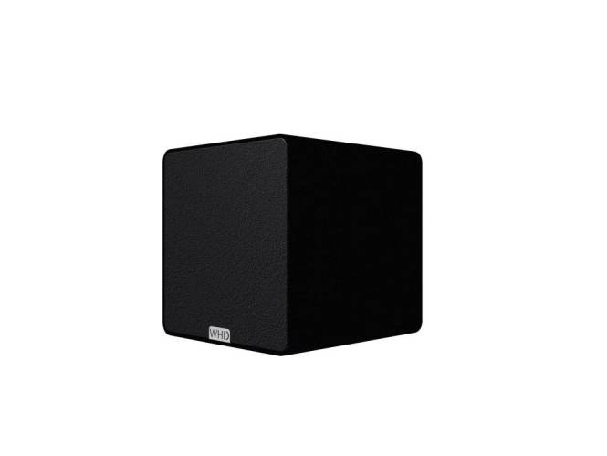 WHD HiFi-Lautsprecher Qube, schwarz mit Verstärker WLAN Install.Baumaterial Netzw.Telekomm