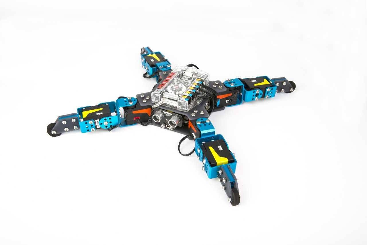 Makeblock Dragon Knight Roboterspinne, Bluetooth-Controller, autonome Steuerung, 8 Servomotoren