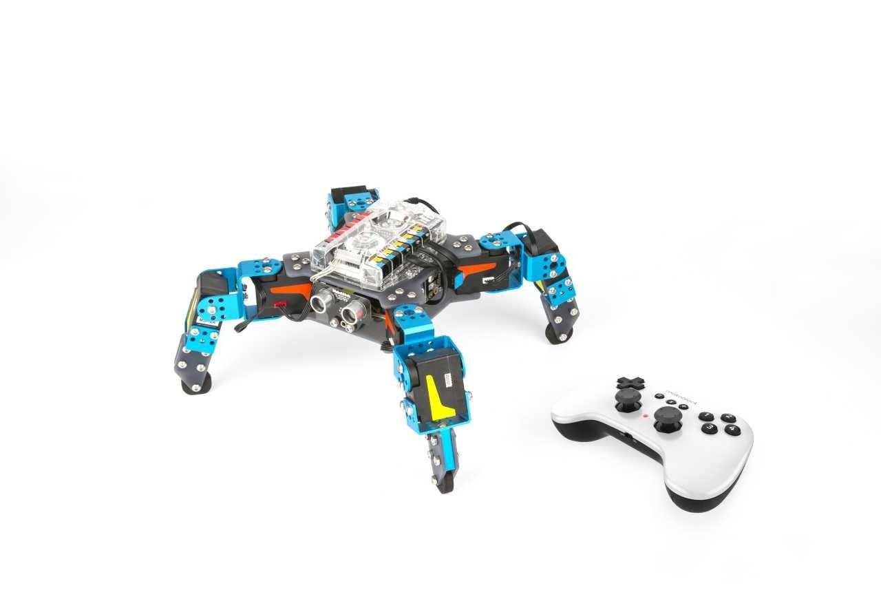 Makeblock Dragon Knight Roboterspinne, Bluetooth-Controller, autonome Steuerung, 8 Servomotoren