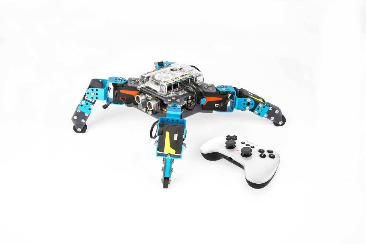 Makeblock Dragon Knight Roboterspinne, Bluetooth-Controller, autonome Steuerung, 8 Servomotoren