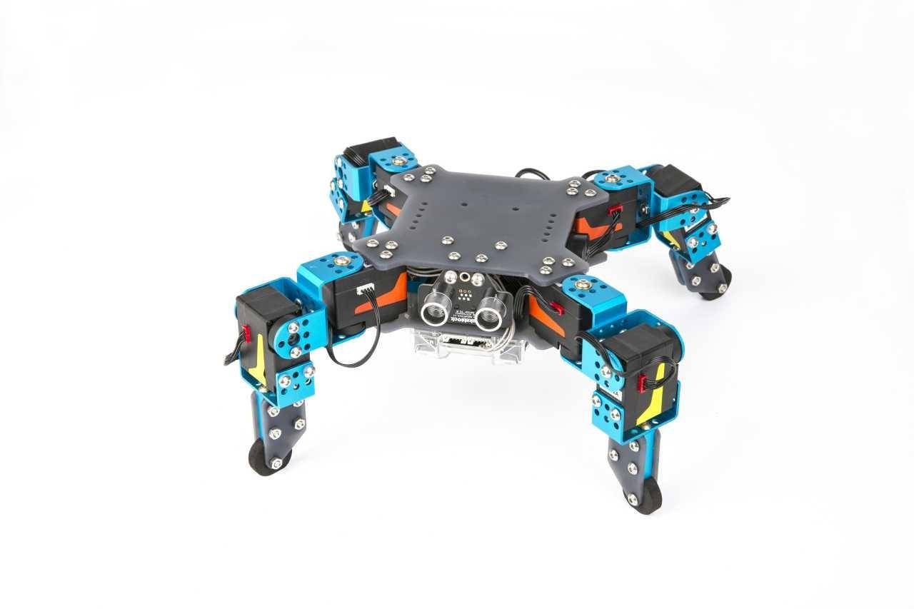 Makeblock Dragon Knight Roboterspinne, Bluetooth-Controller, autonome Steuerung, 8 Servomotoren