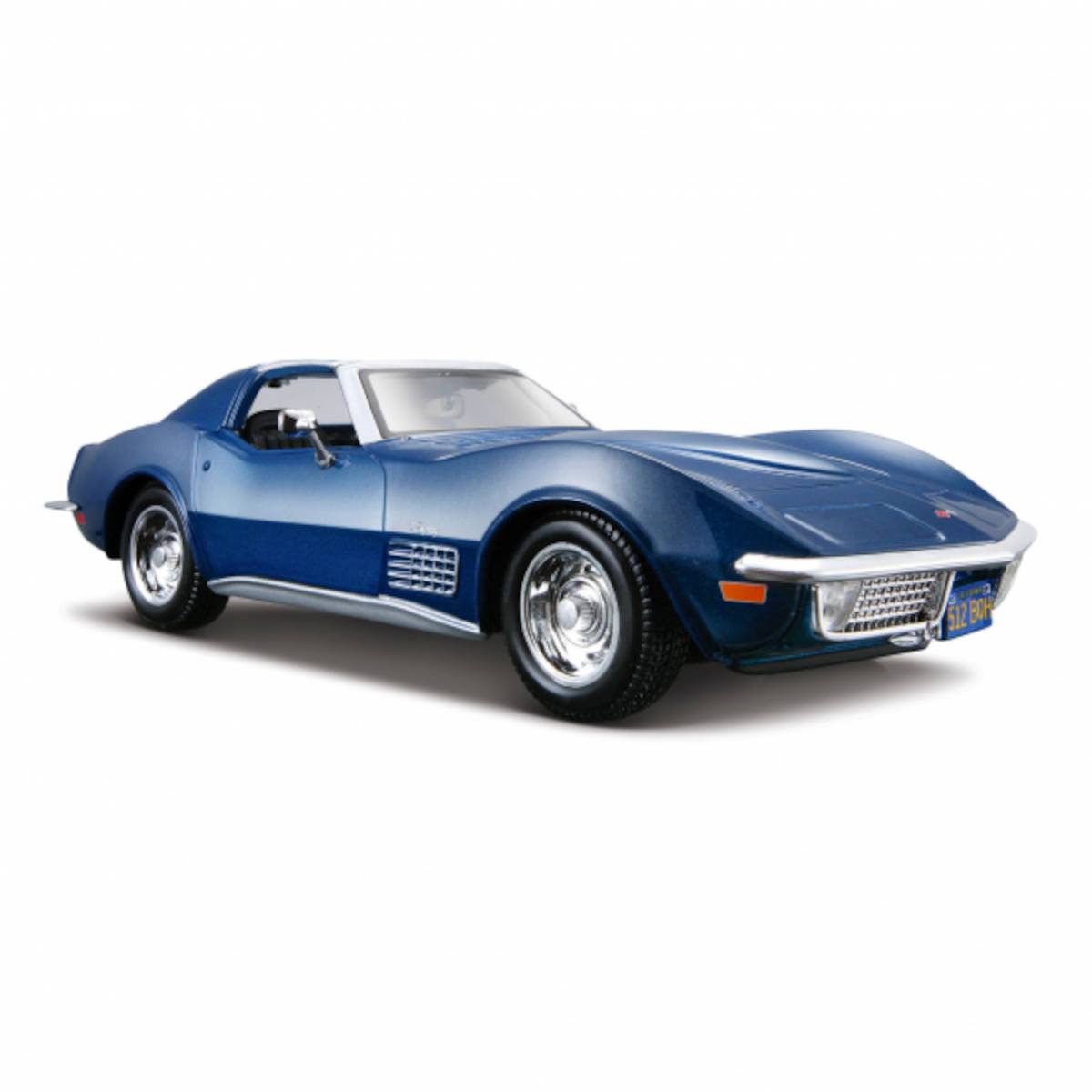 Maisto 31202 - Modellauto - Chevrolet Corvette 70 (blau, Maßstab 1:24)