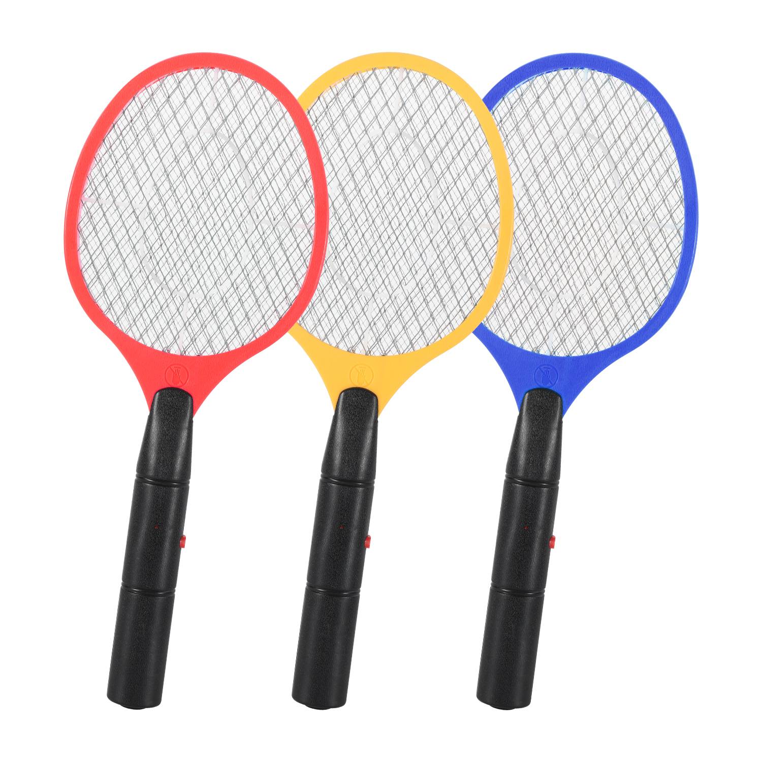 3er Set Elektrische Fliegenklatsche Fliegenfänger Mücken Insektenvernichter Mückenklatsche Elektronische Insektenfalle Insektenschutz