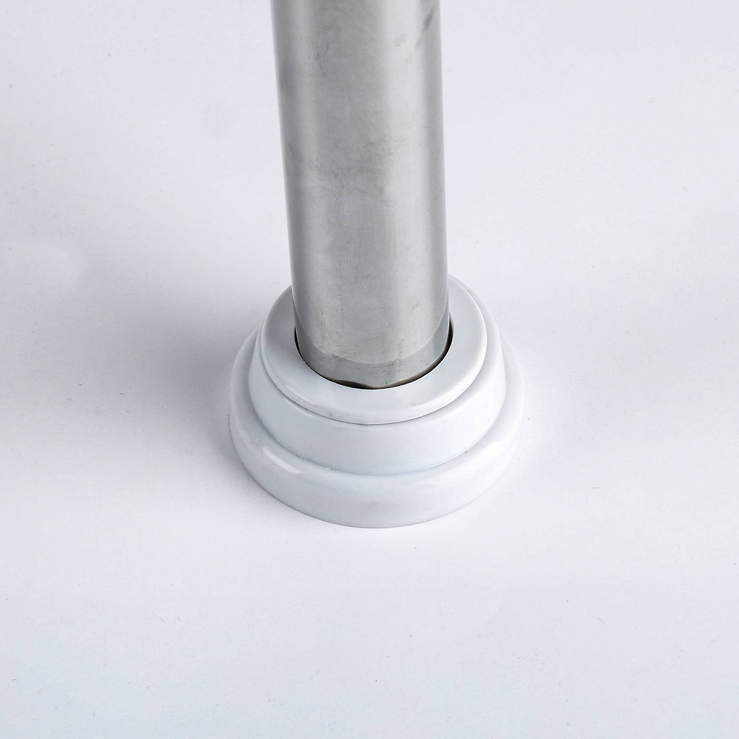 Teleskopstange Stainless steel ohne Bohren, Duschvorhangstange Klemmstange Gardinenstange 70-120cm