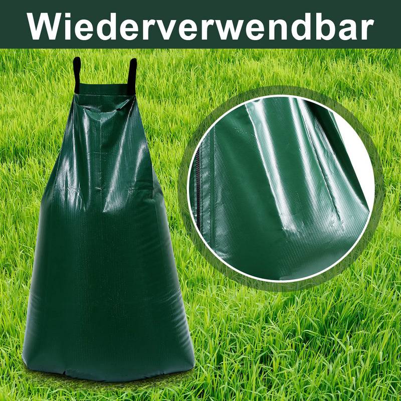 Bewässerungssack 10x Säcke für Baumbewässerung 75 Liter Bewässerungsbeutel Baumsäcke Bewässerung Grün Baumbewässerung Baum