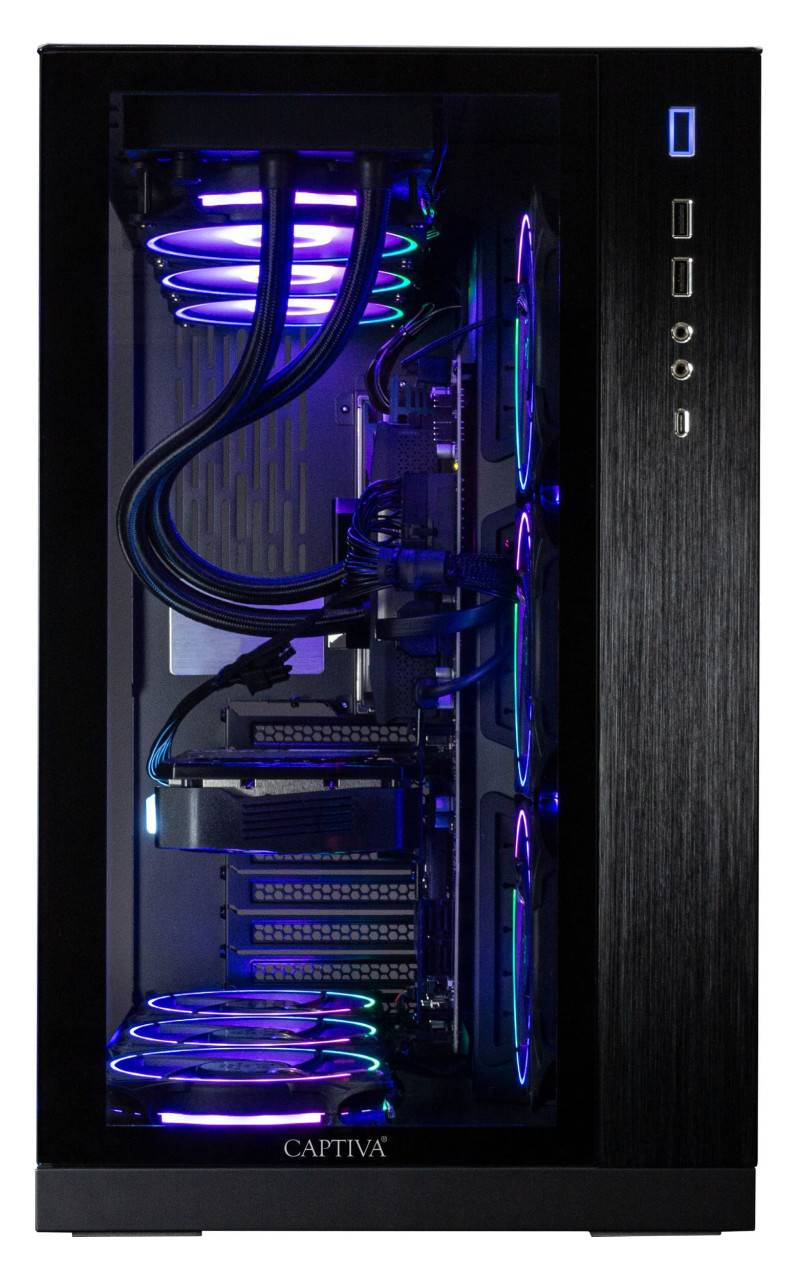 Captiva PC Highend Gaming I73-925 (i9-13900KF/RTX4070 12GB GDDR6X/SSD 2TB/64GB/WLAN/Windows 11 Home 64-bit)