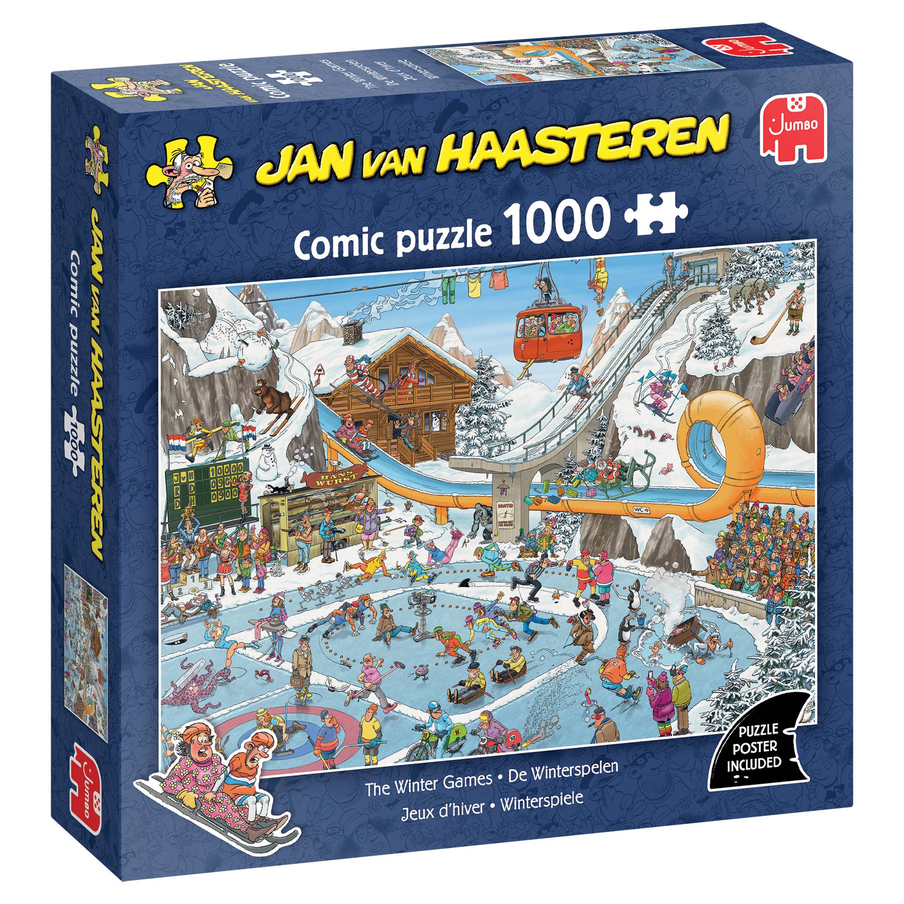 Jan van Haasteren, Winterspiele, 1000 Teile Puzzle