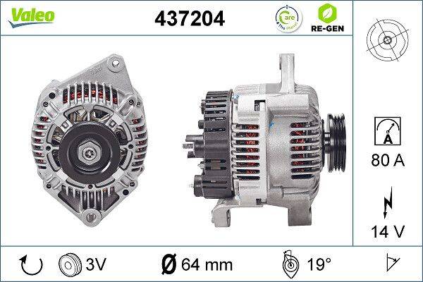 Valeo 437204 Generator